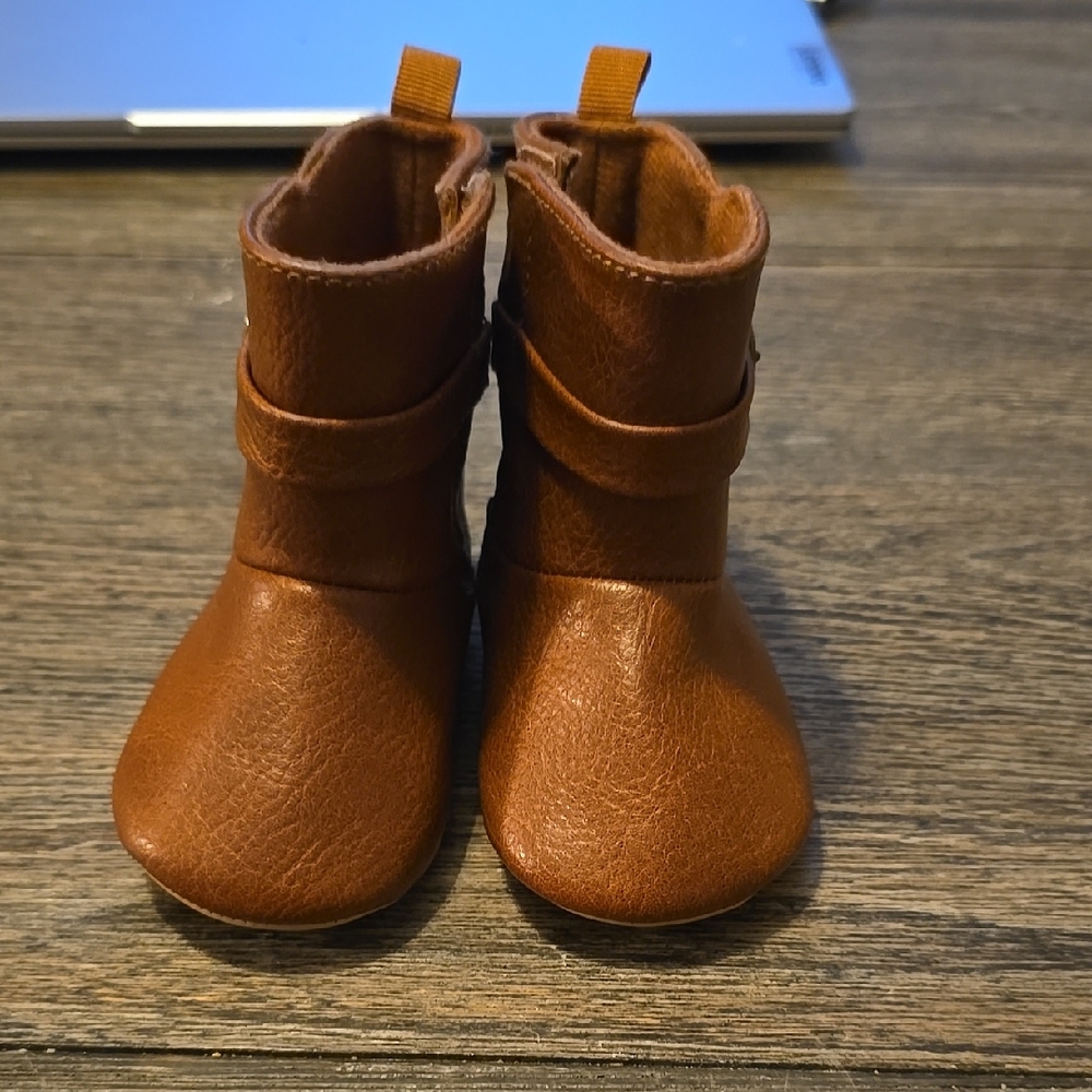Brown Kids Boots